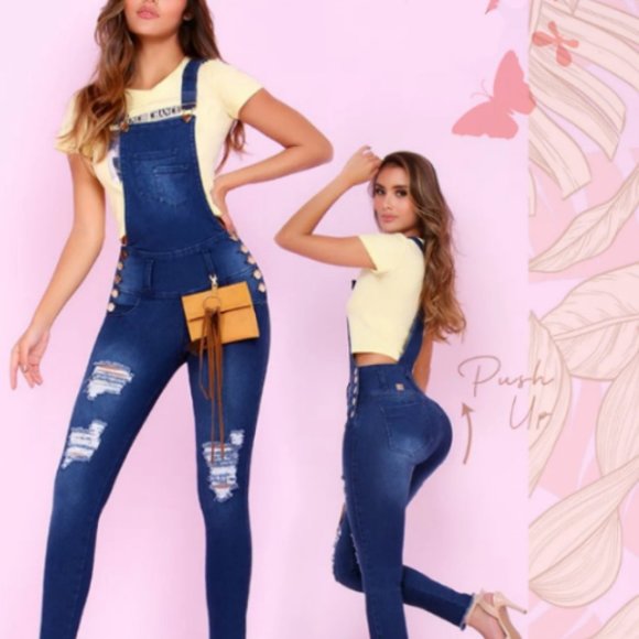 Overall/Jeans Colombian 2-10, Gift for her - Picture 2 of 3